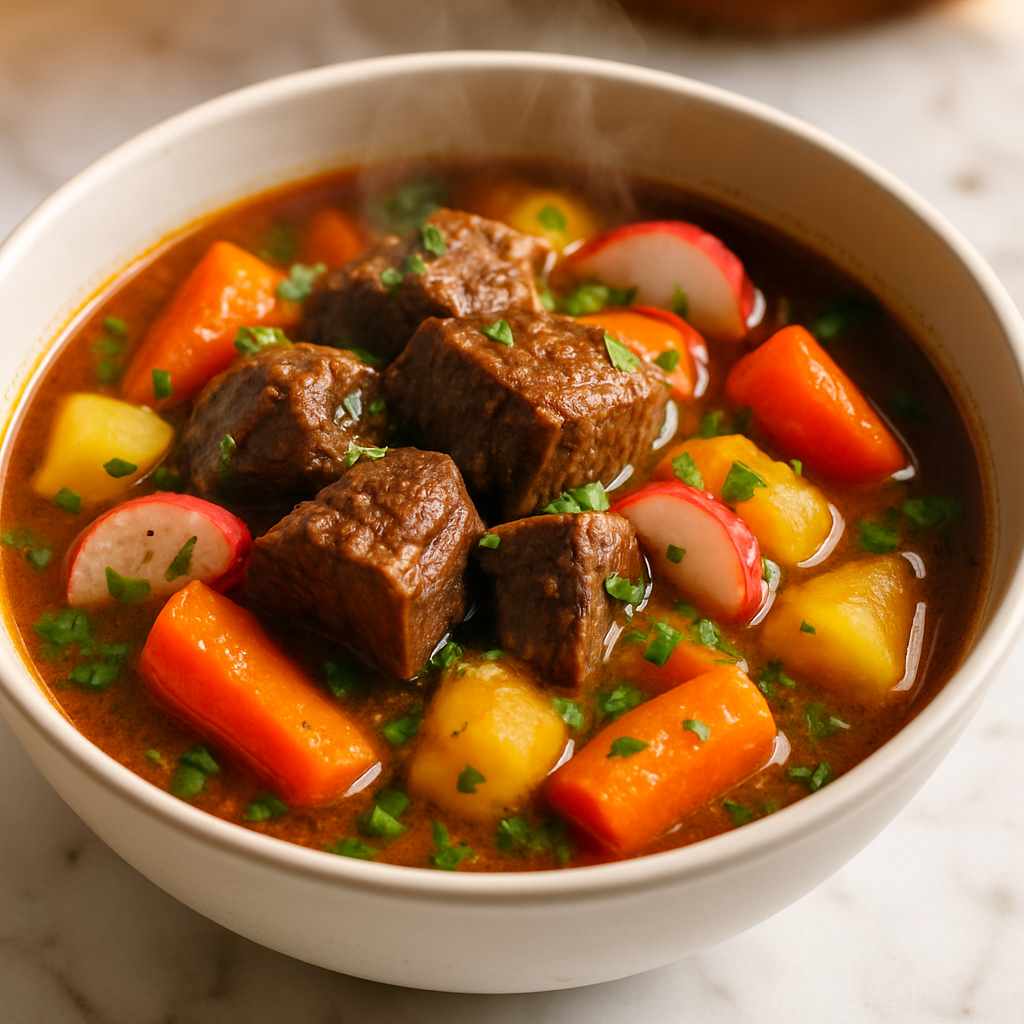 Slow Cooker Beef Chuck Protein Stew