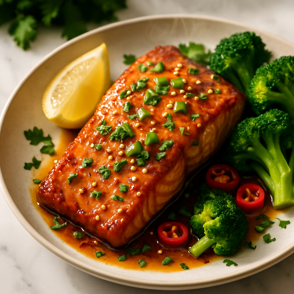 Slow Cooker Honey Garlic Salmon