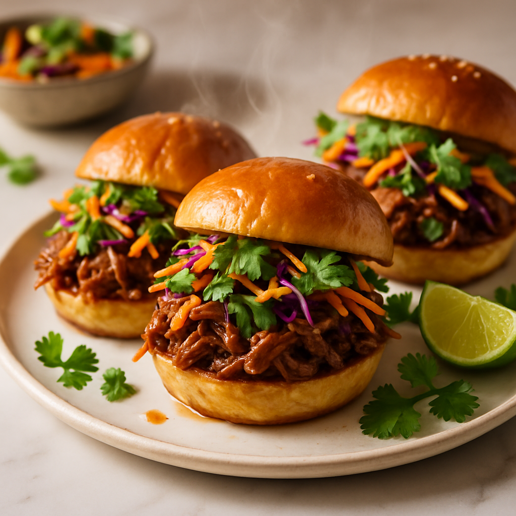 Slow Cooker Pulled Pork Sliders