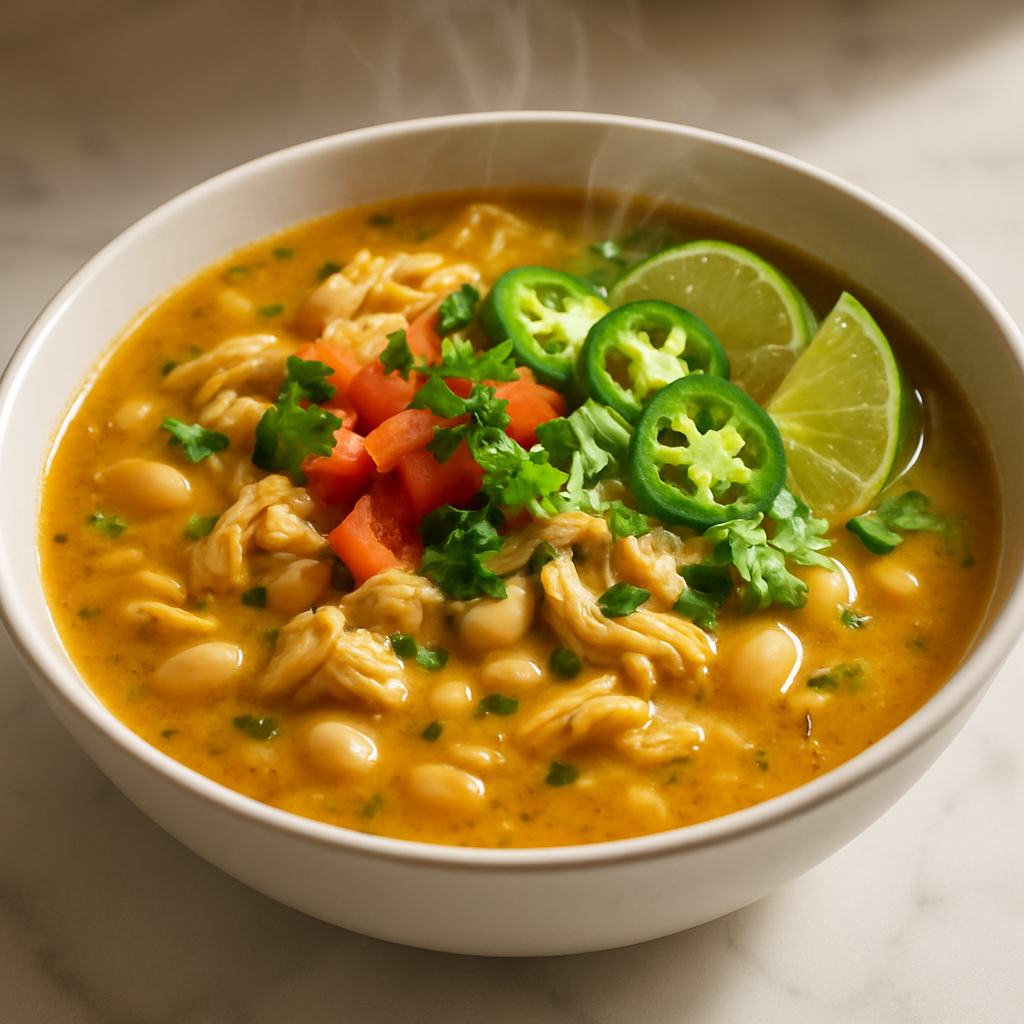 Slow Cooker White Chicken Chili