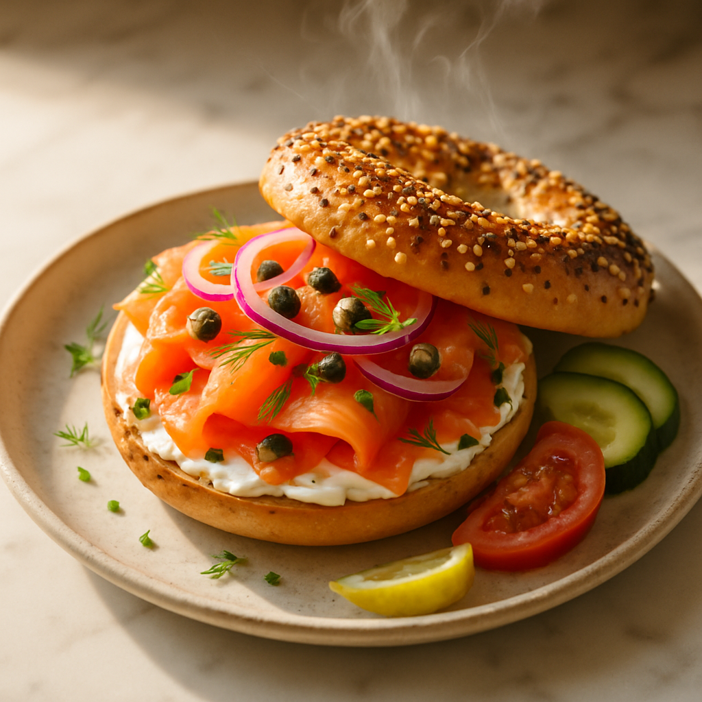 Smoked Salmon Bagel