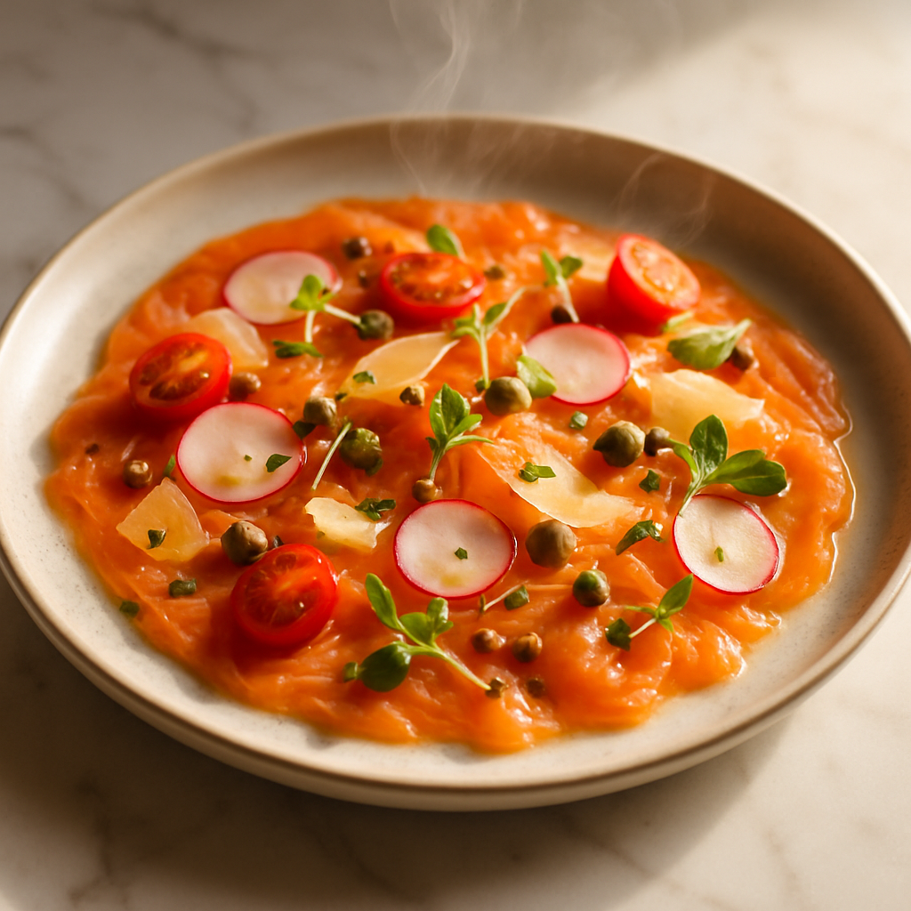 Smoked Salmon Carpaccio
