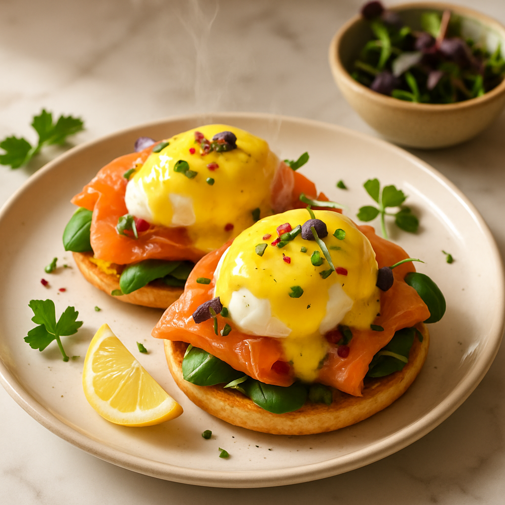 Smoked Salmon Eggs Benedict