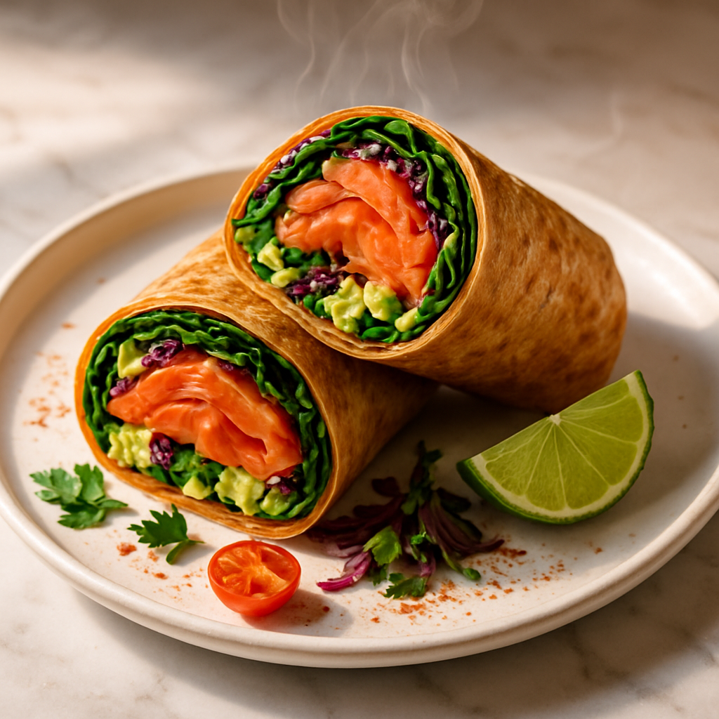 Smoked Salmon Protein Wrap