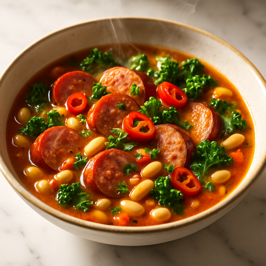 Smoky Sausage and White Bean Stew