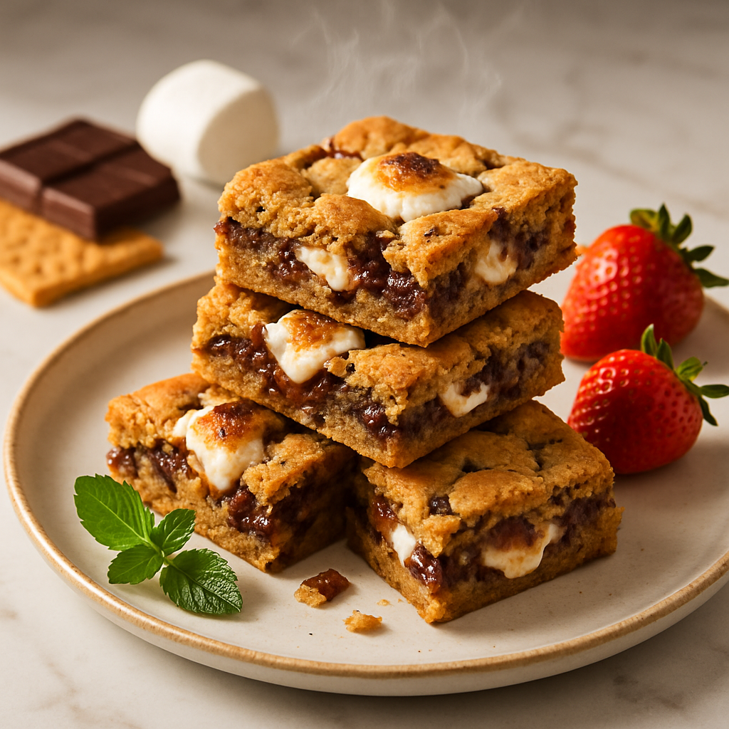 S'mores Cookie Bars