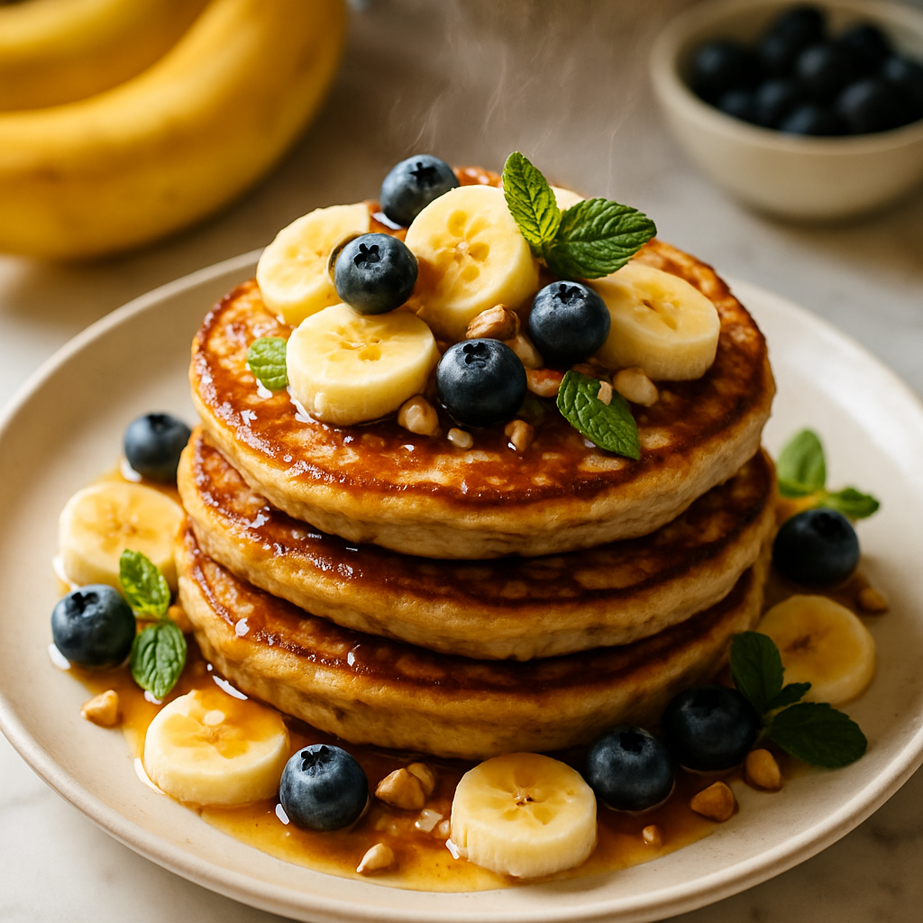 Sourdough Banana Pancakes