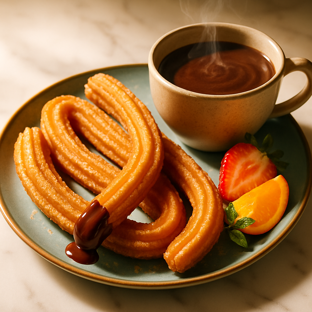 Spanish Churros with Hot Chocolate