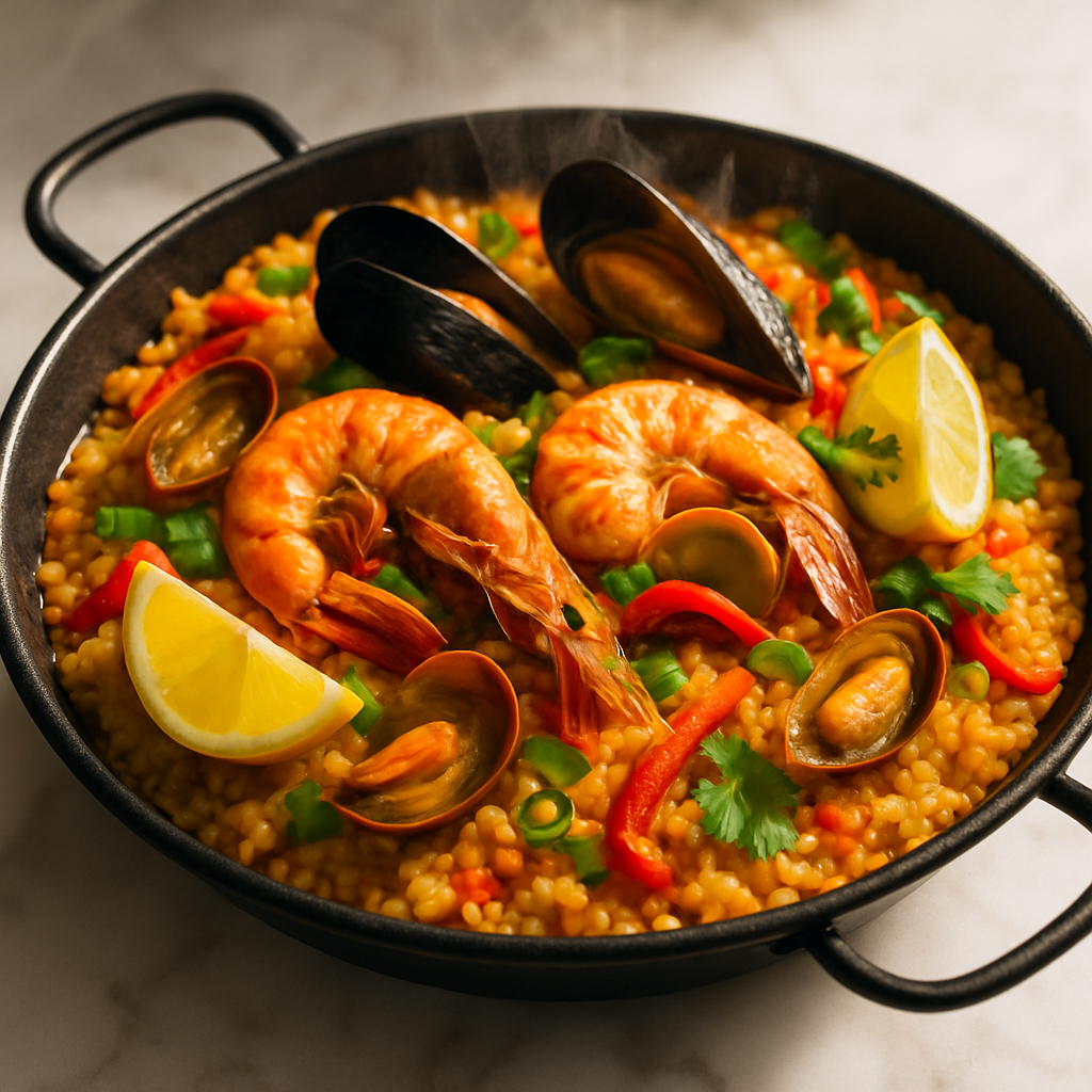 Spanish Seafood Paella
