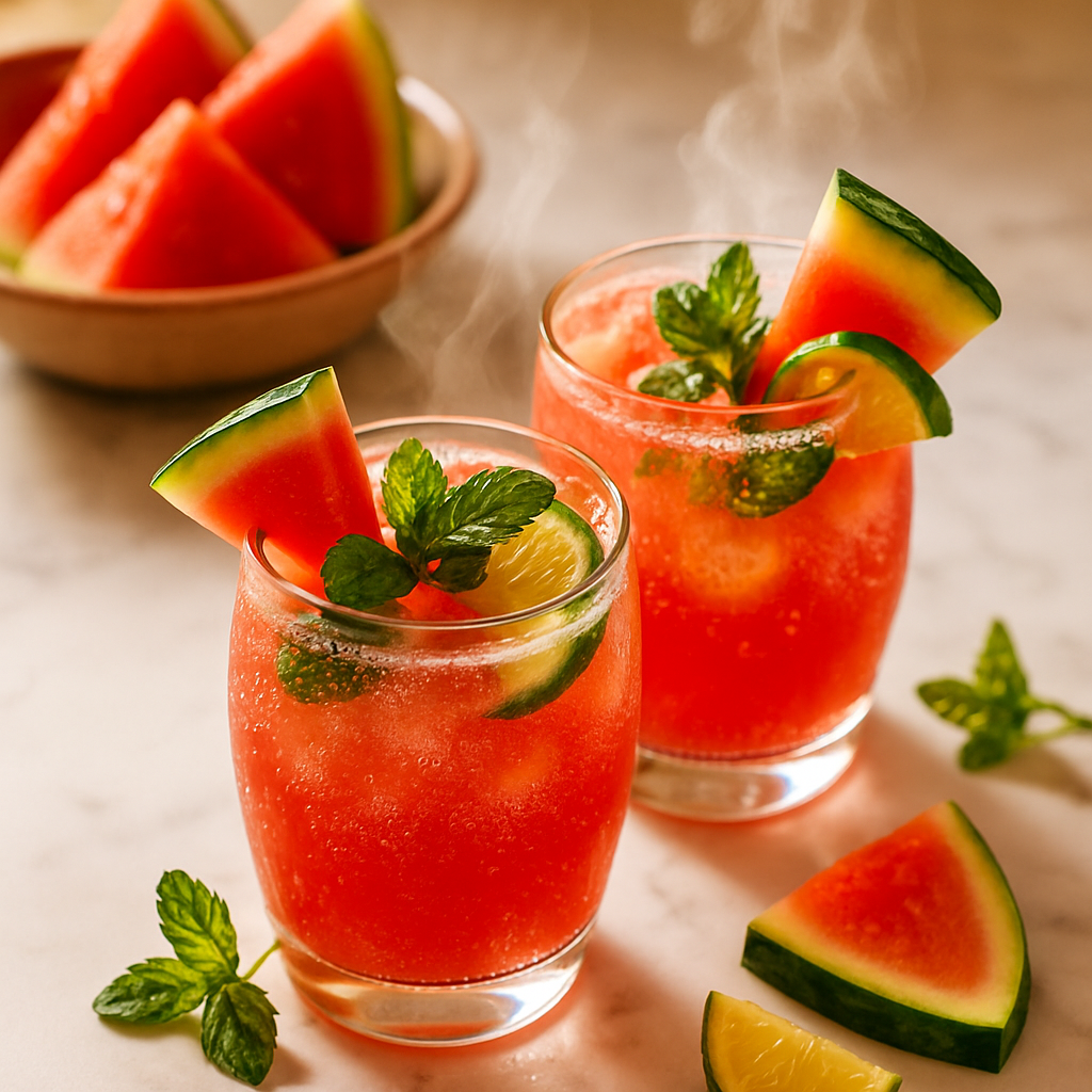 Sparkling Watermelon Agua Fresca