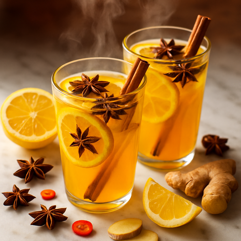 Spiced Ginger Lemonade