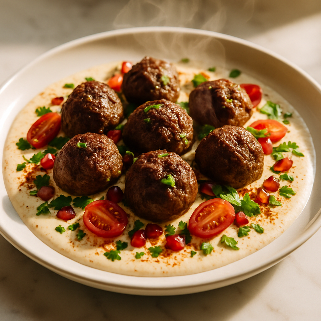 Spiced Lamb Meatballs with Tahini Sauce