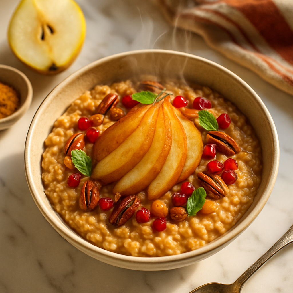 Spiced Pear Oatmeal