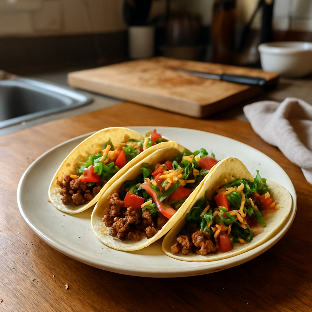 Spicy Beef Tacos