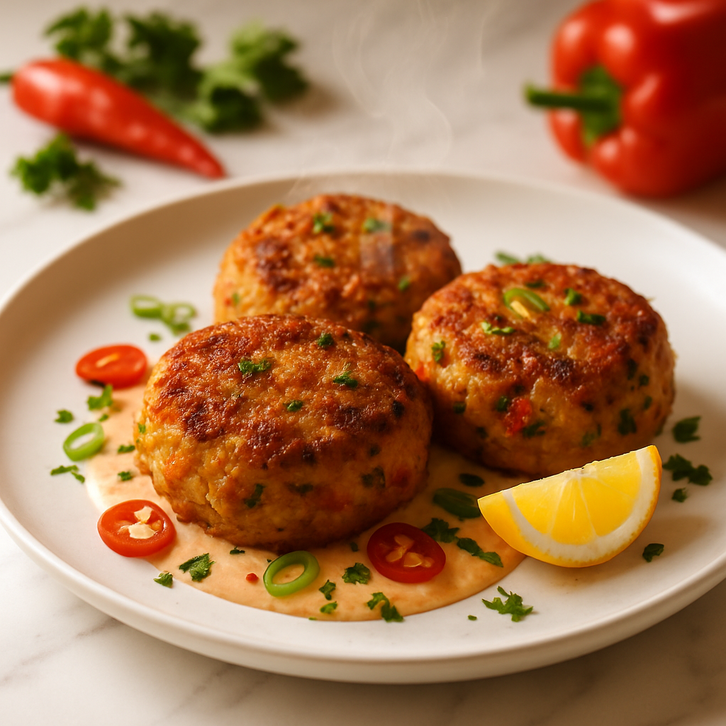 Spicy Cajun Crab Cakes