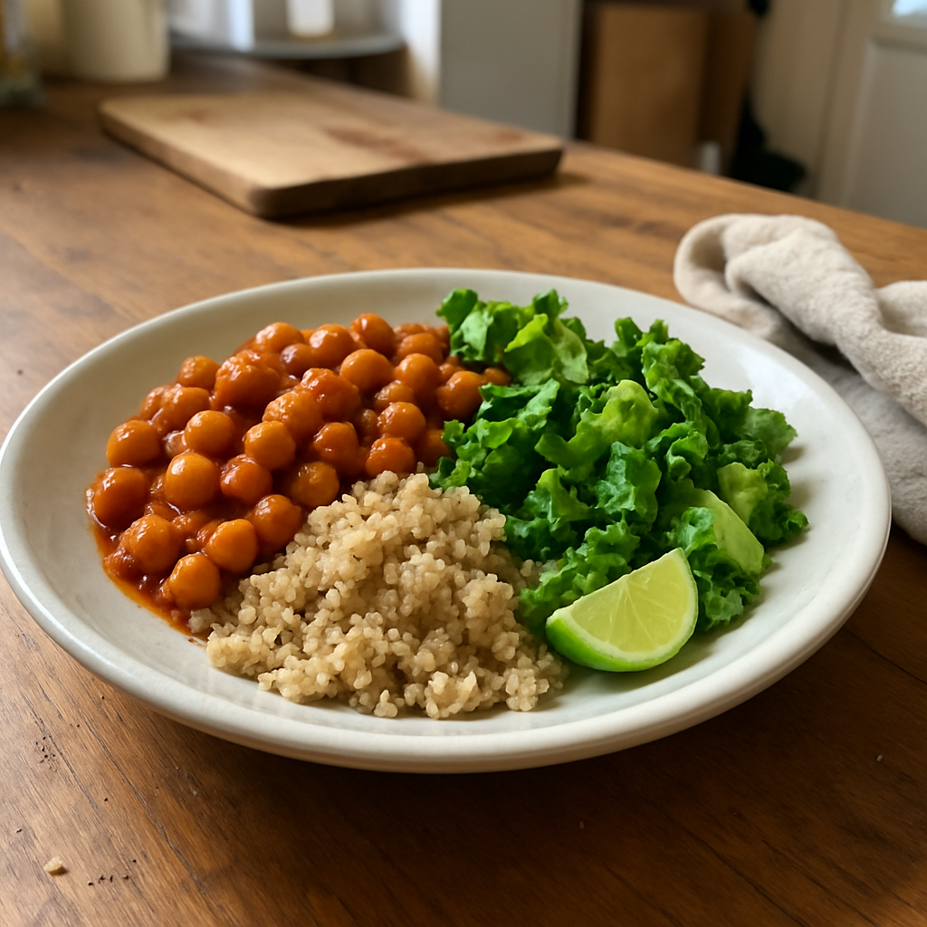 Spicy Chickpea and Quinoa Bowl