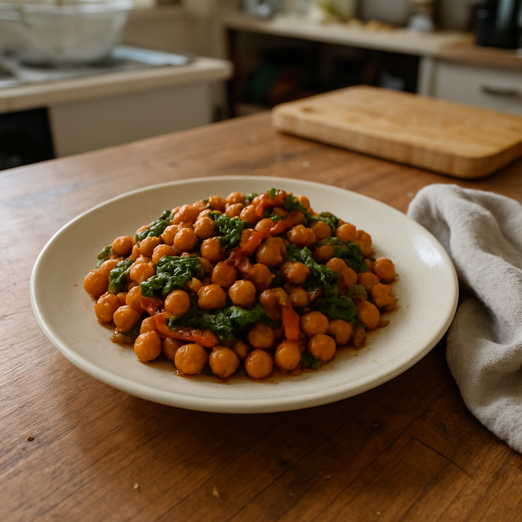 Spicy Chickpea Stir-Fry