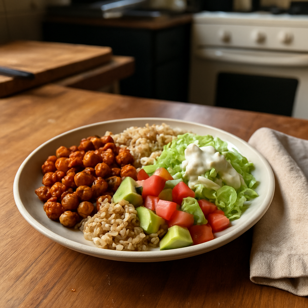 This Spicy Chickpea Taco Bowl Will Change Your Weeknight Routine