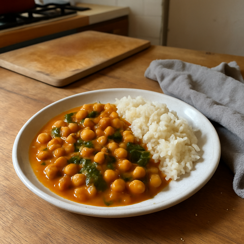 Spicy Coconut Chickpea Curry