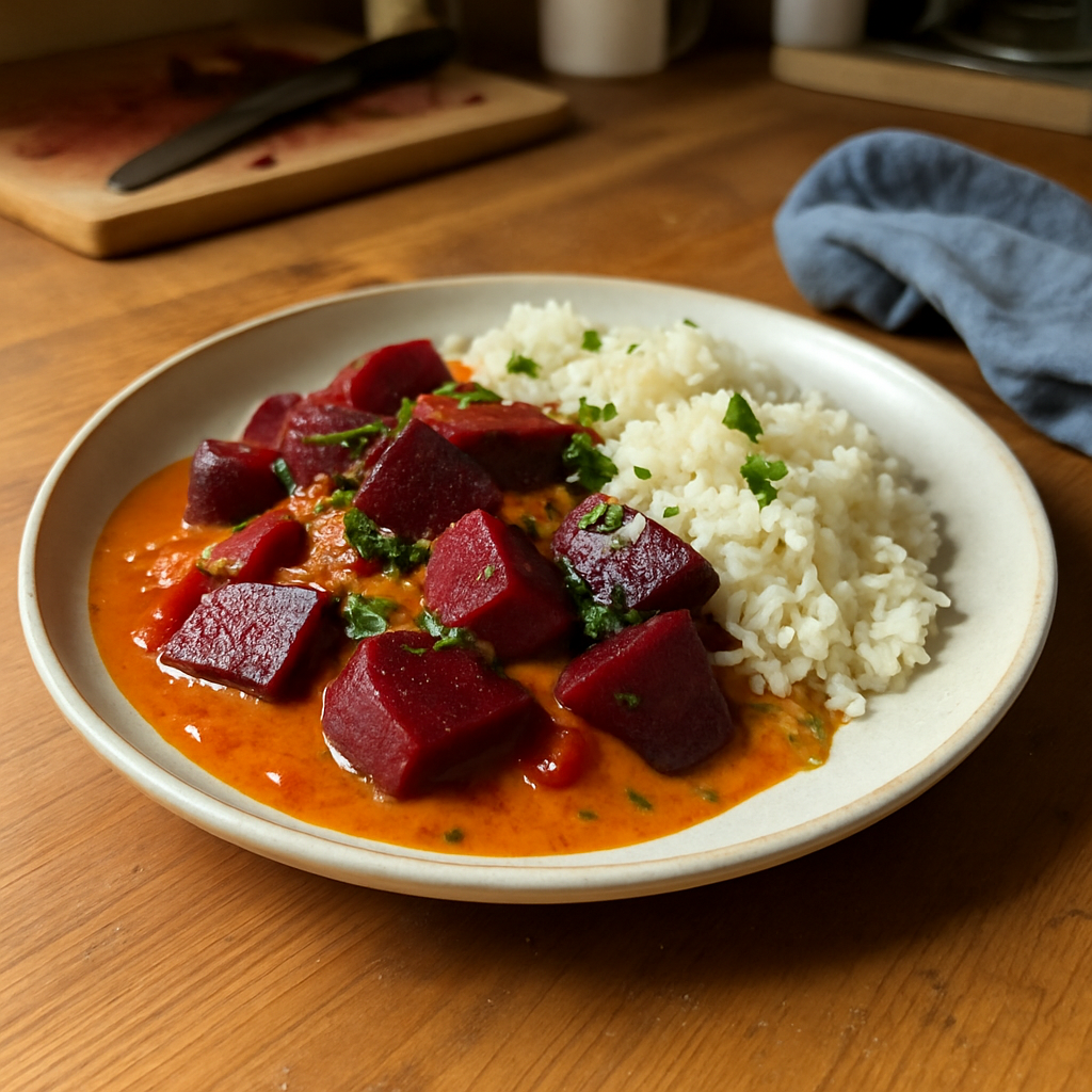 The Spicy Coconut-Curry Beetroot Delight That Will Change Your Dinner Game