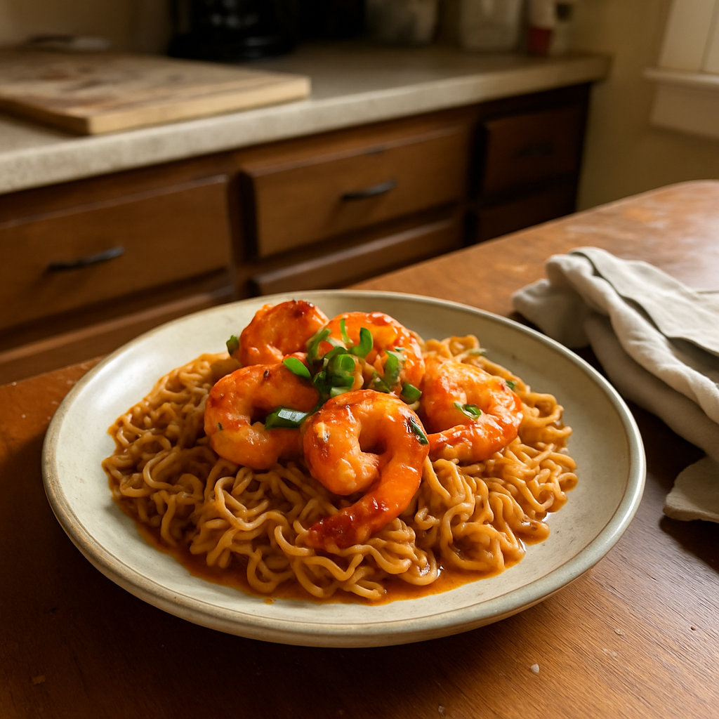 The Spicy Garlic Shrimp Ramen That Will Ignite Your Taste Buds