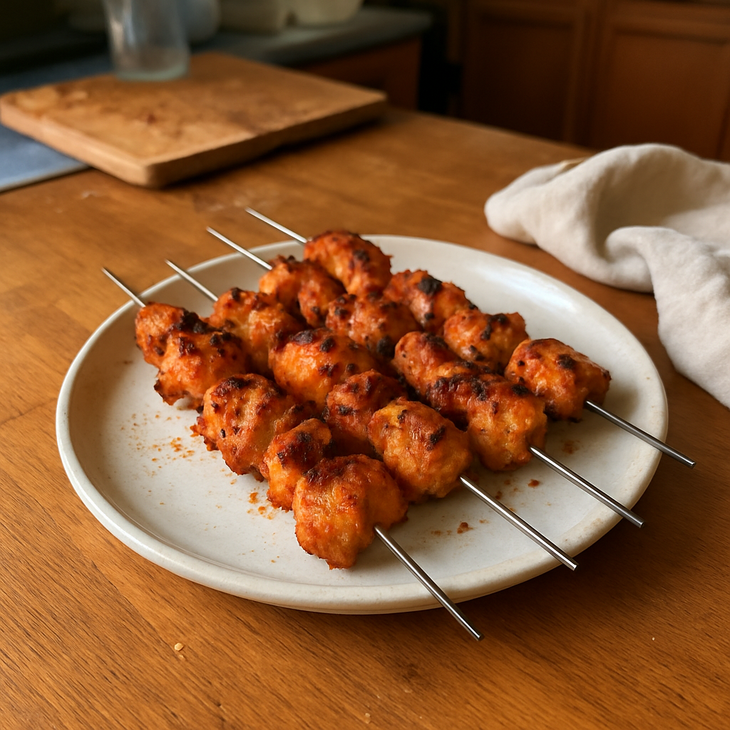Spicy Grilled Chicken Skewers