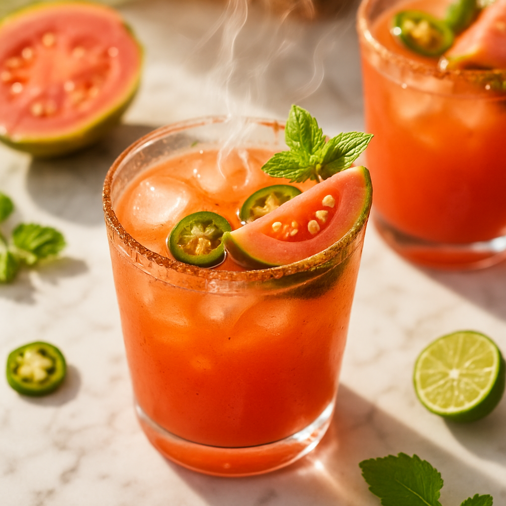 Spicy Guava Mocktail