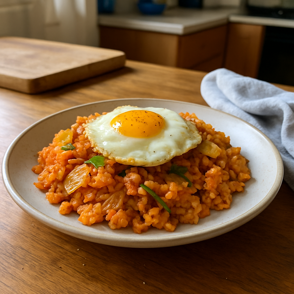 This Spicy Kimchi Fried Rice Will Make Your Taste Buds Dance