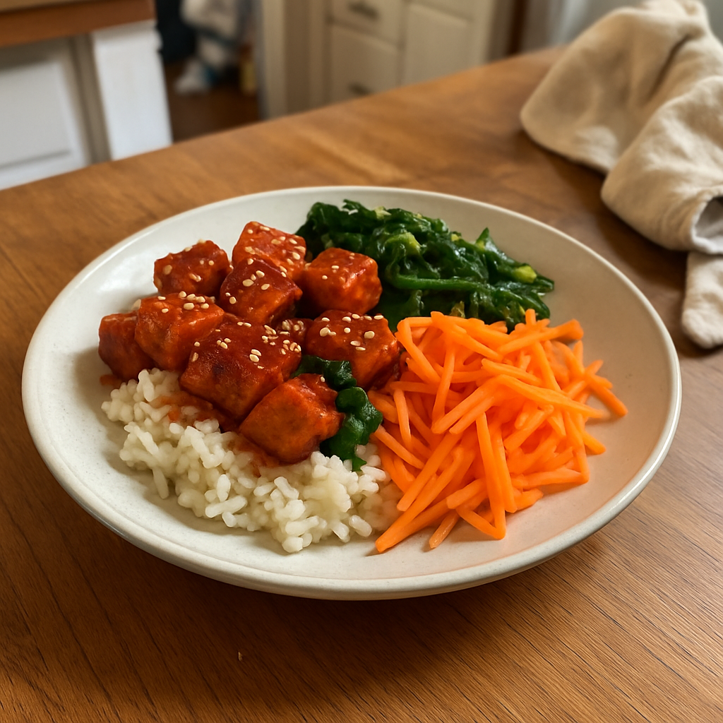 This Spicy Korean BBQ Tofu Bowl Will Elevate Your Weeknight Dinner
