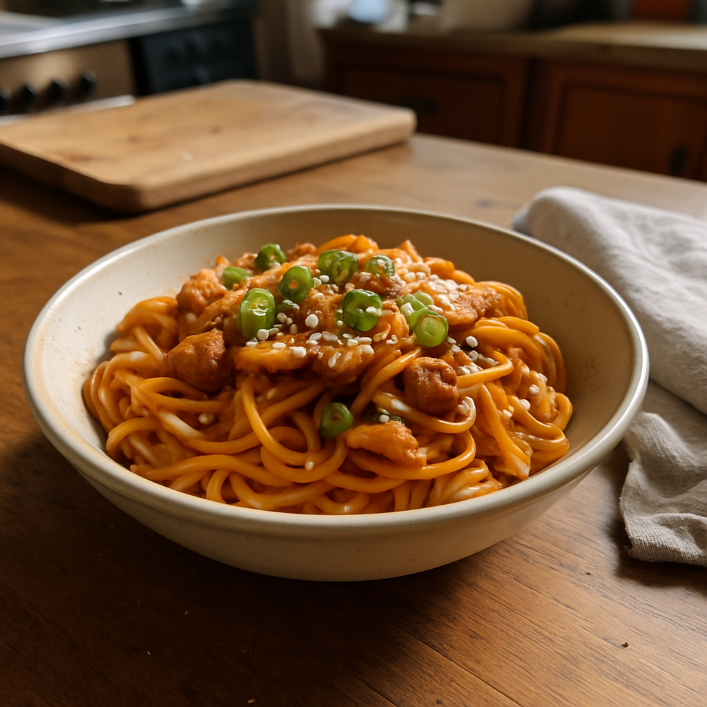 This Spicy Korean Noodle Bowl Will Ignite Your Taste Buds