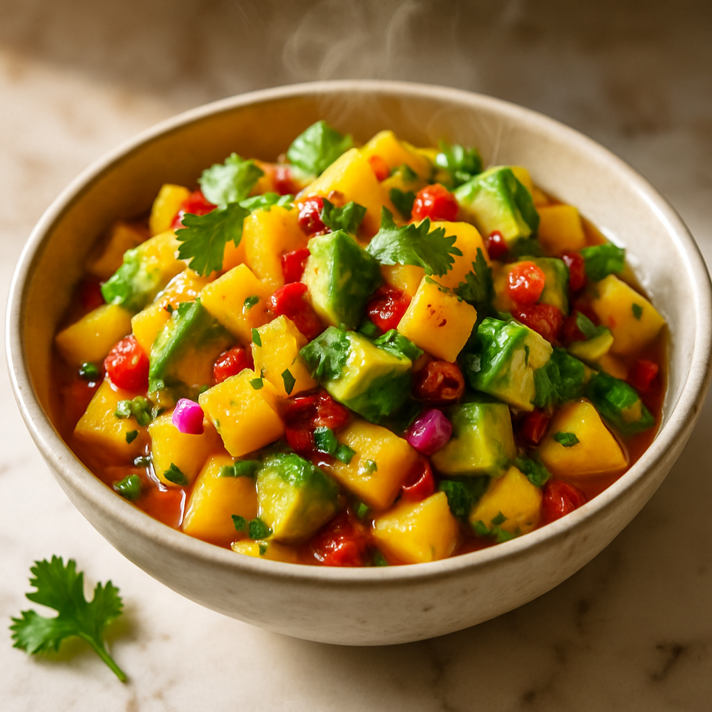 Spicy Mango Avocado Salsa