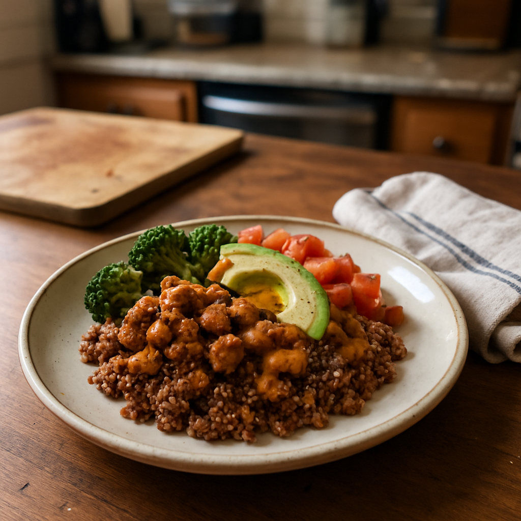 Transform Your Dinner Routine with This All-In-One Spicy Quinoa Bowl