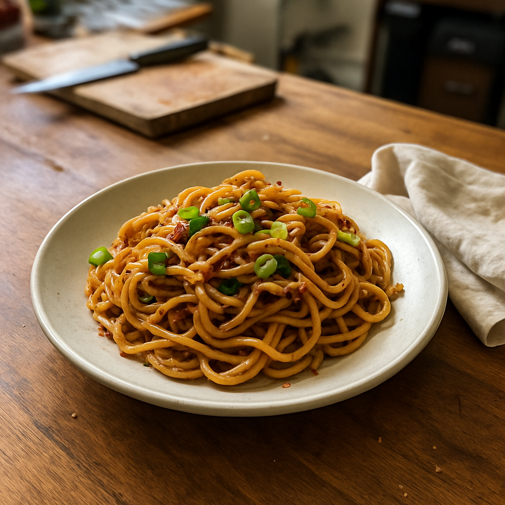 The Spicy Sweet Garlic Noodles That Will Elevate Your Dinner Game