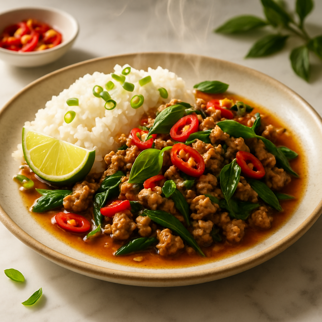 Spicy Thai Basil Ground Turkey