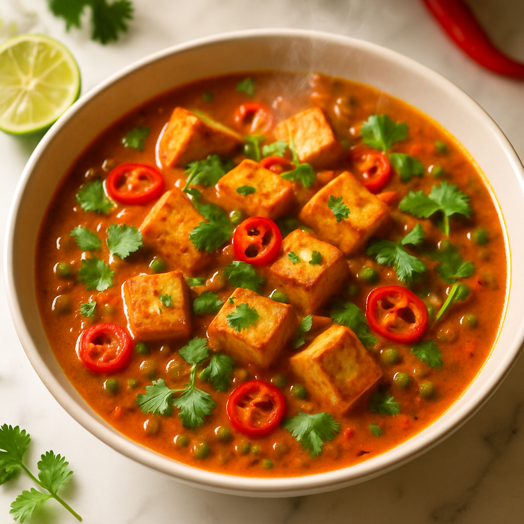 Spicy Tofu Lentil Curry