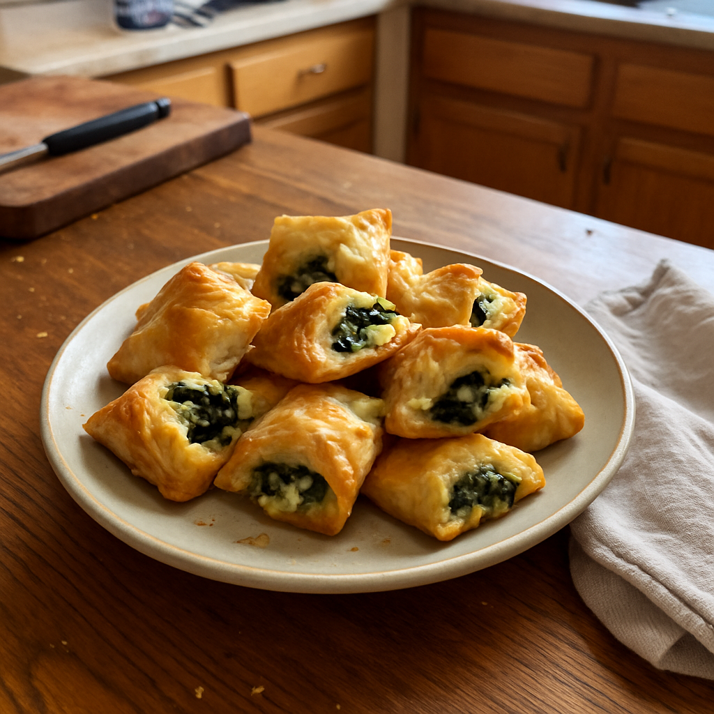 The Irresistible Spinach and Feta Stuffed Puff Pastry Bites Everyone Loves