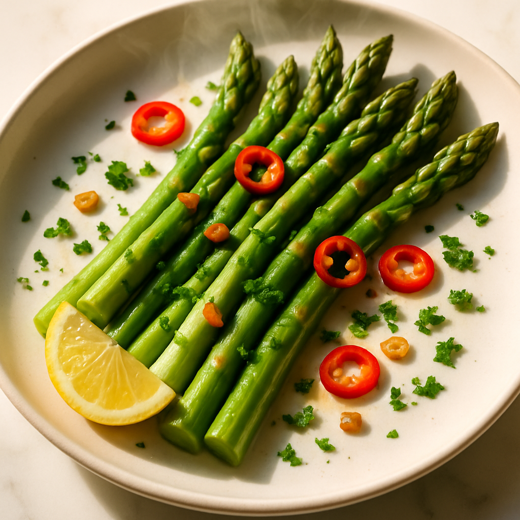 Steamed Asparagus