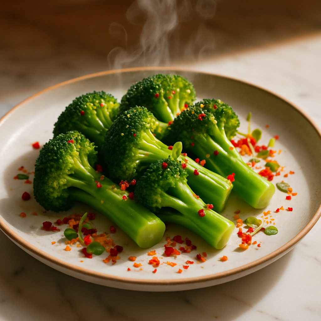 Steamed Broccoli Fingers