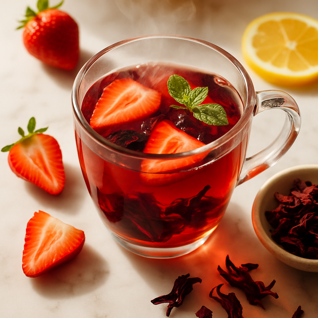 Strawberry Hibiscus Tea