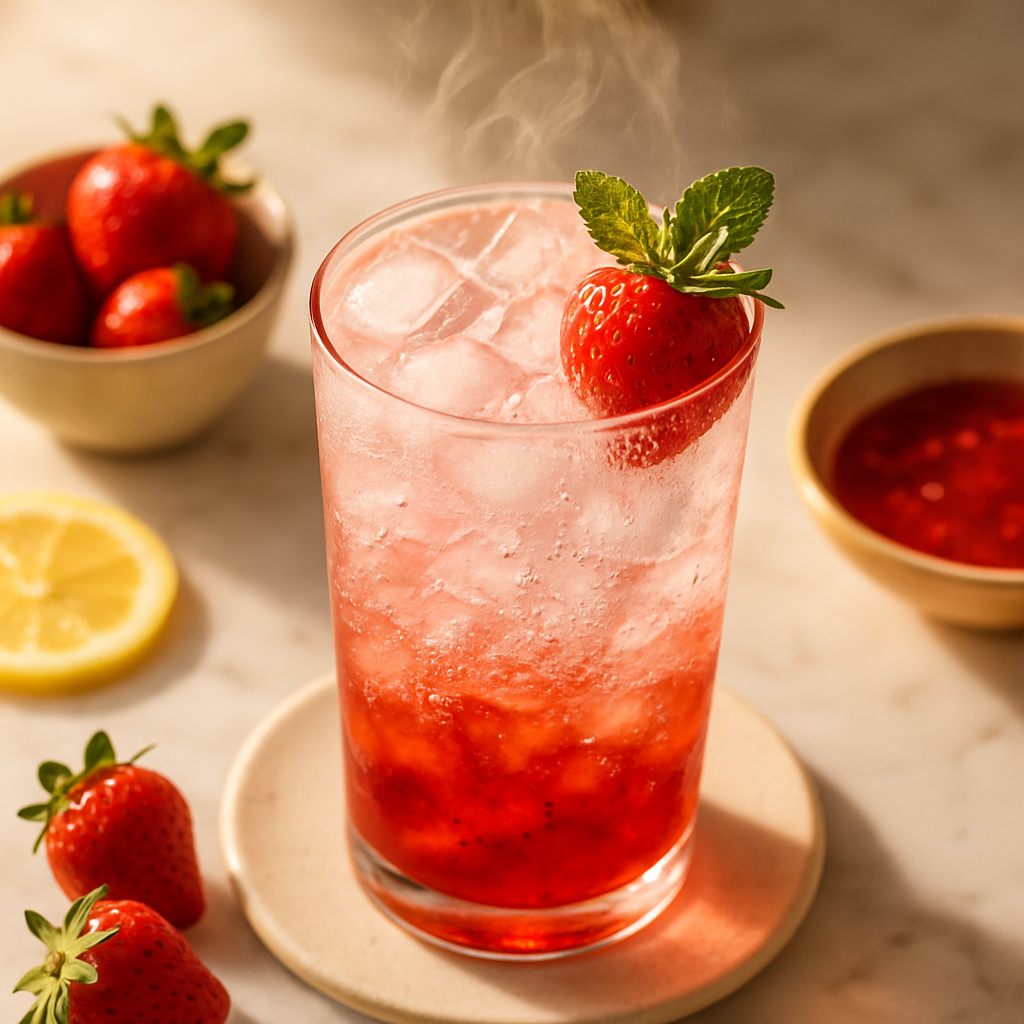 Strawberry Italian Soda