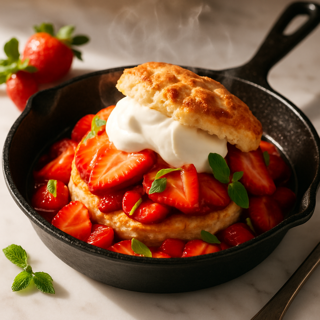 Strawberry Shortcake Skillet