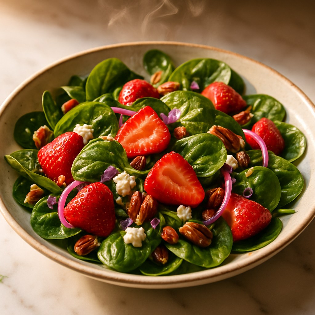 Strawberry Spinach Salad