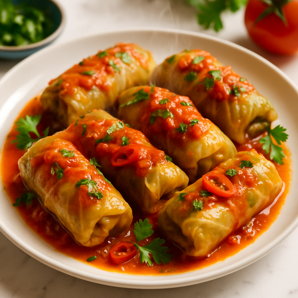 Stuffed Polish Cabbage Rolls Golabki