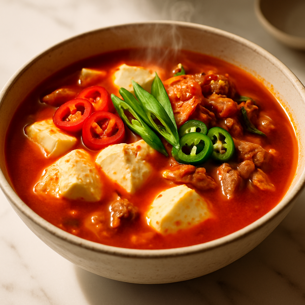 Sundubu Jjigae Soft Tofu Stew
