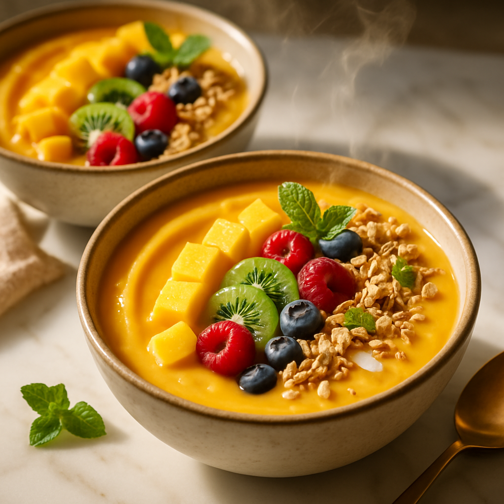 Sunshine Mango Smoothie Bowls