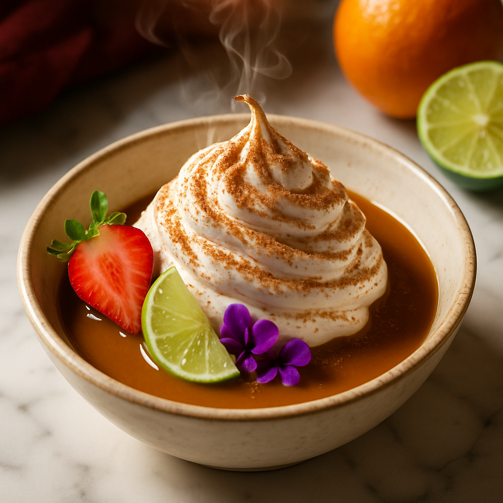 Suspiro de Limena Peruvian Caramel Meringue Dessert