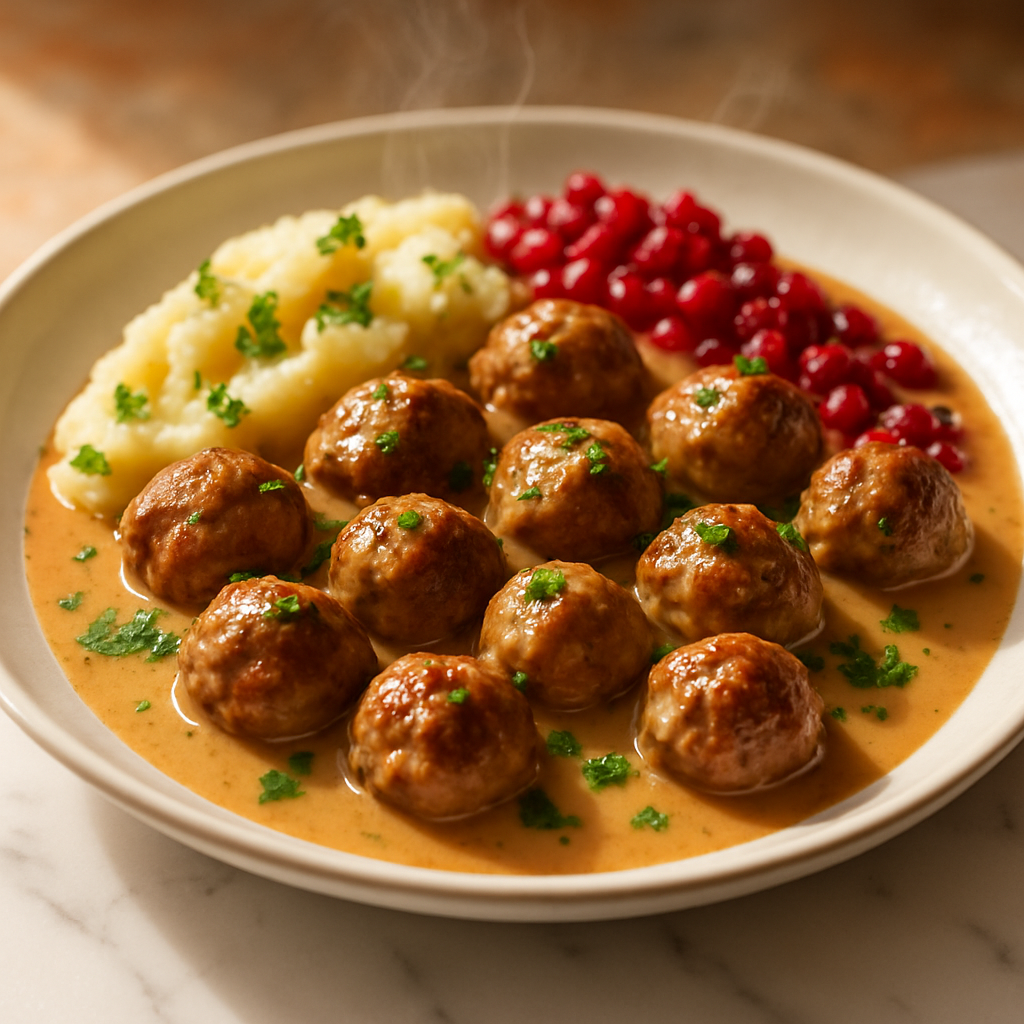 Swedish Meatballs with Gravy