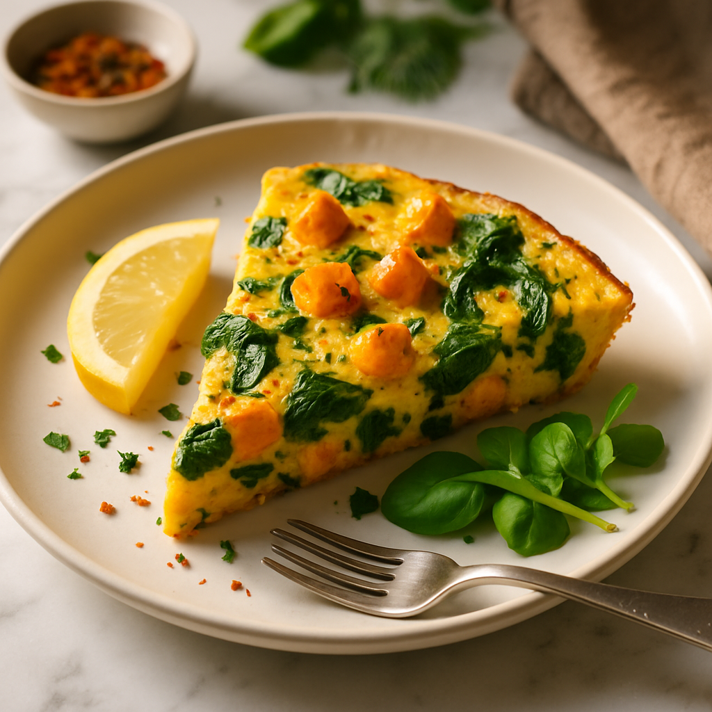 Sweet Potato and Spinach Frittata