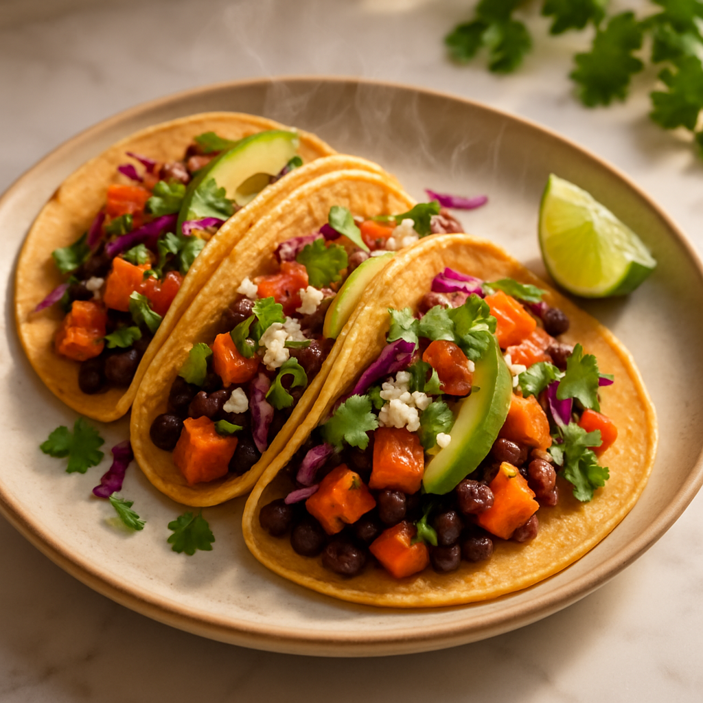 Sweet Potato and Black Bean Tacos