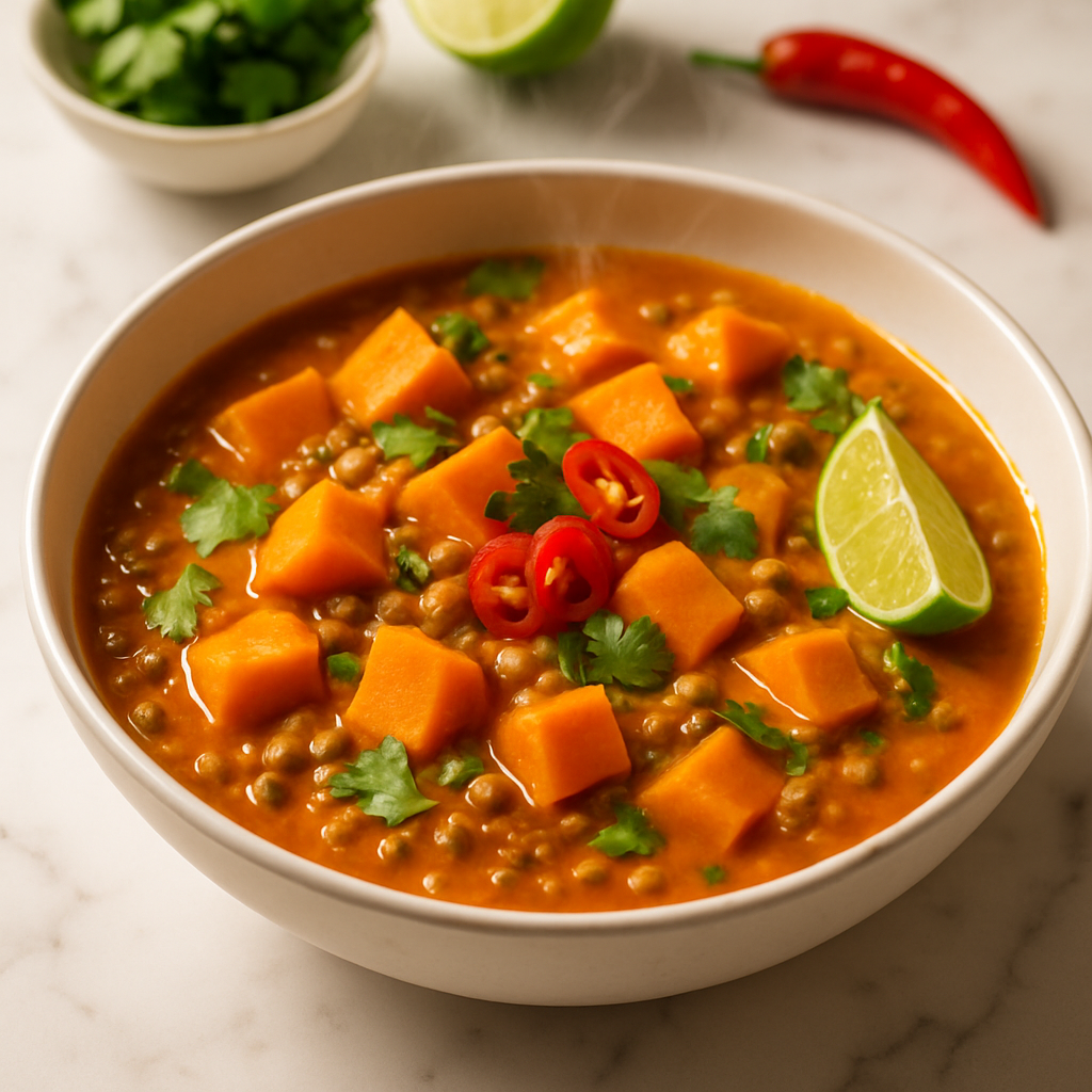 Sweet Potato and Lentil Curry